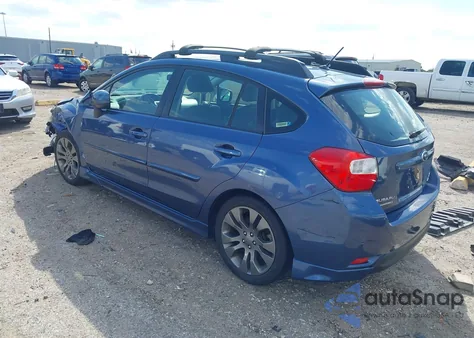 2013 Subaru Impreza 2.0I Sport Limited from USA, damaged, VIN JF1GPAS69D2836861